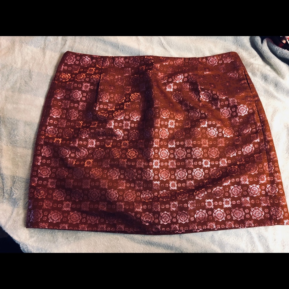J. Crew Miniskirt Jacquard EUC Mint Cond. Size 10
